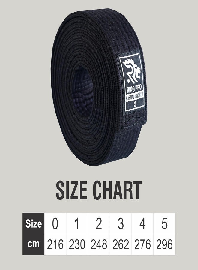 RING PRO Karate Belt Polycotton Martial Arts Belt for Karate Taekwondo Judo Aikido Durable Kids and Adults Belt - Image 5